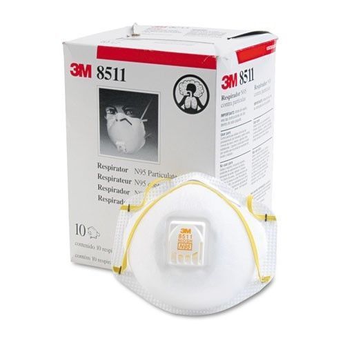 Box of New 8511 Dust mask Particulate Sanding N95 Dust Masks Respirator W/ Valve