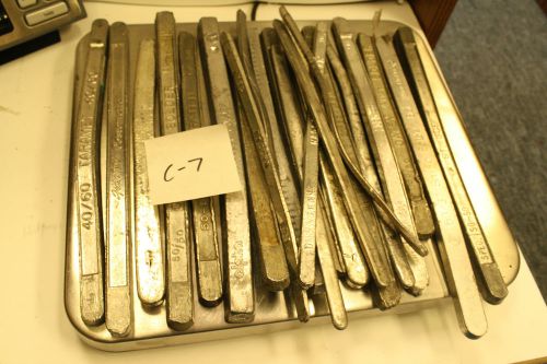 Lot c-7 24 pounds miscellaneous lead tin bars alloy bar 22 federated solder for sale