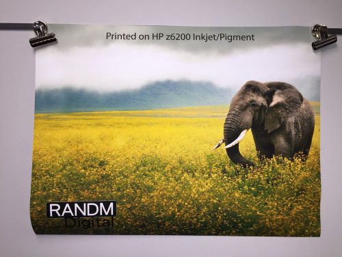 Wide Format Water Resistant Scrim Vinyl Banner Inkjet Matte 60&#034;x75&#039; Roll