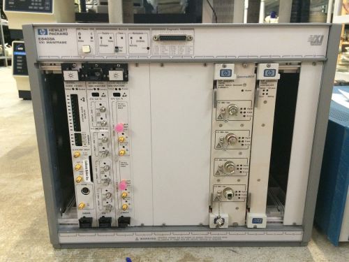 Agilent E8403A VXI Mainframe with J4225A, J4223A, E4805B, E4832A, E4861A