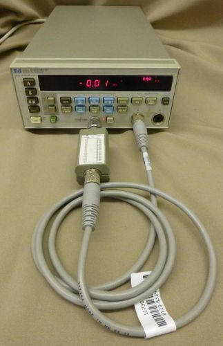 HP AGILENT 438A RF POWER METER 8481A SENSOR CABLE TESTED GUARANTEED