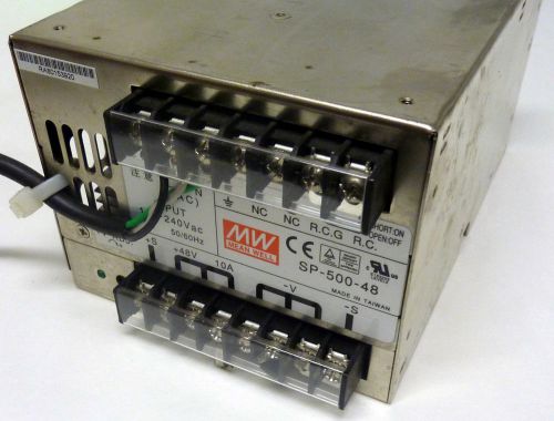 MW MEAN WELL SP-500-48 480W 27VDC 18A POWER SUPPLY UNIT