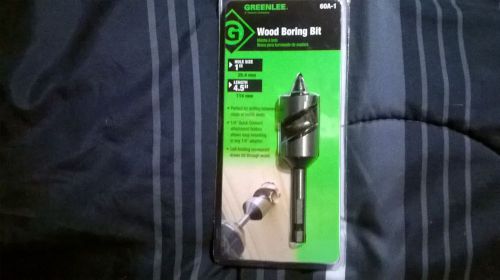 ,WOOD BORING BIT.hole size 1&#034;length4.5&#034;Perfect for drilling between studs.NIB