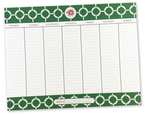 Weekly Planning Pad - Tear Off Weekly To Do Pad - Planning System Weekly Planner