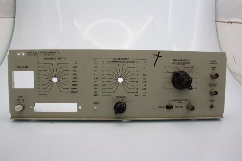HP Agilent HOI-3722A Noise Generator Front Panel 2 Missing Knobs