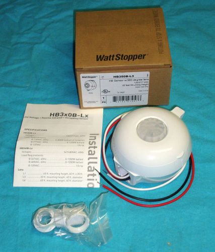 Watt Stopper HB350B-L3, HB Sensor w/360 degree lens, 120/277 VAC