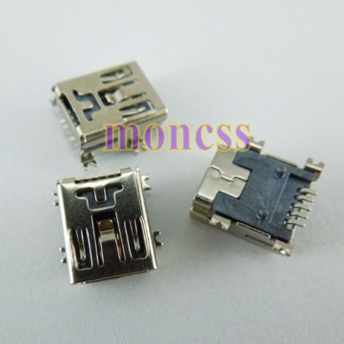 100PCS Mini B USB 5-Pin Female SMD Socket Connector