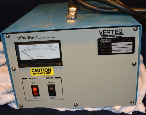 ENI/Verteq VPA-1987, RF Generator, Power Amplifier