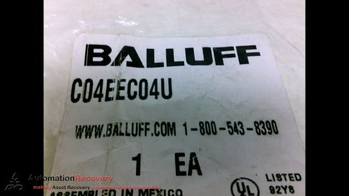 BALLUFF C04EEC04U MOLDED SPLITTER CONNECTOR 4P M TO TWO 4P F, NEW