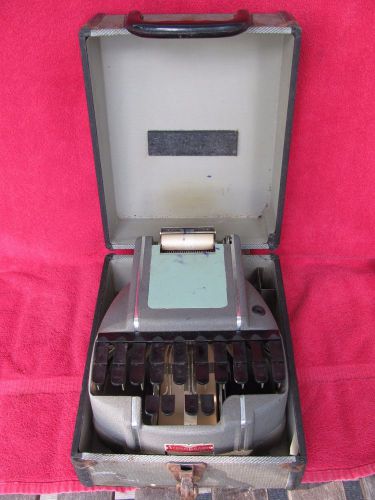 Vintage SM Stenograph Stenographic Machines Chicago USA Standard Model w/ Case