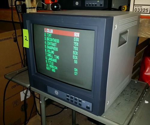 GE Interlogix Color Monitor Kalatel MVC-15HS 15&#034; Security Color Video Monitor