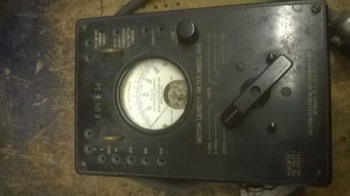Vintage Weston Capacity Meter Model 664