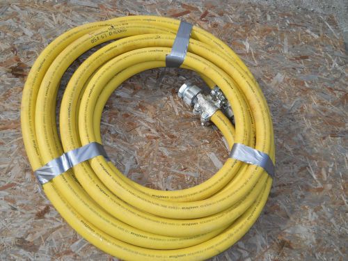 Goodyear 2&#034; super ortac 1000 psi air hose w/ fittins, unused, 50&#039; for sale