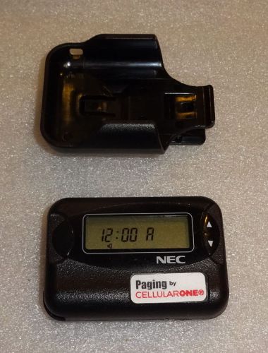 RARE NEC Pager 931.2125MHz with Belt Clip