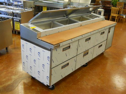Refrigerated pizza prep table for sale