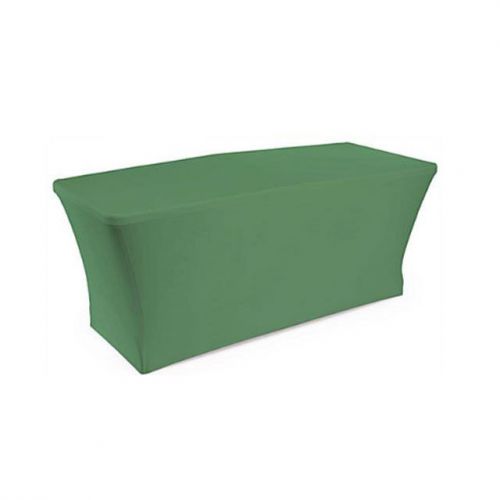 Green STRETCH Trade Show Tablecloth for 6 foot long table - NIP