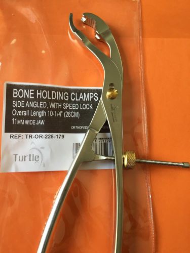 Tr-or-225-179 turtle bone holding clamps 26cm with speed lock orthopedic &amp; vet for sale