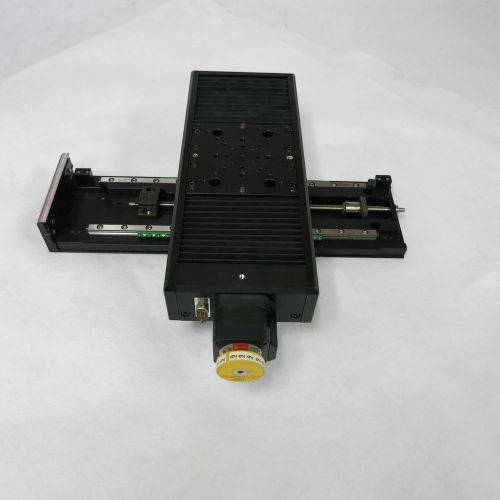 Owis XY 7 1/2&#034; x 6&#034; Travel Linear Stage W/Vexta PK244-02B Stepper Motor D4CL5.0