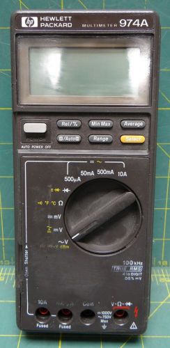 Hewlett Packard Handheld Multimeter 974A 100 kHz 4.5 Digit Made in Japan