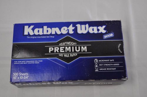 New Dixie Kabnet Wax Heavyweight Deli Wax Paper 500 Sheets