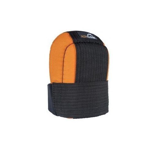 Altacloud capless knee pads w/ thick gel memory foam insert - black &amp; orange for sale