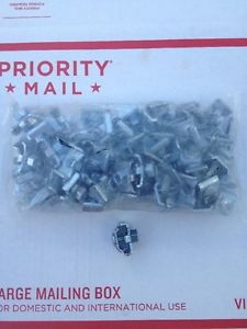 (50) cable tray mounting connecting ground clamp connectors steel clip for sale