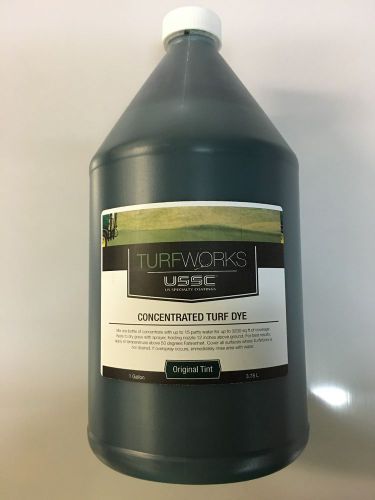 Turf Works Concentrated colorant paint dye, brown grass to lush green, 1 gallon