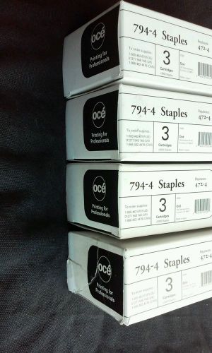 Lot Of 4 20000 Imagistics 794-4 Staple Cartridge 3 Pack per box  New Sealed Box