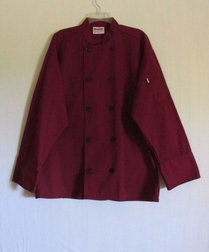 UNCOMMON THREADS CHEF COAT JACKET SIZE LARGE L BUTTONS EXCELLENT COND