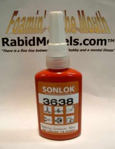 Sonlok 3638 retaining compound big 50ml bottle loctite 638 green equivalent for sale