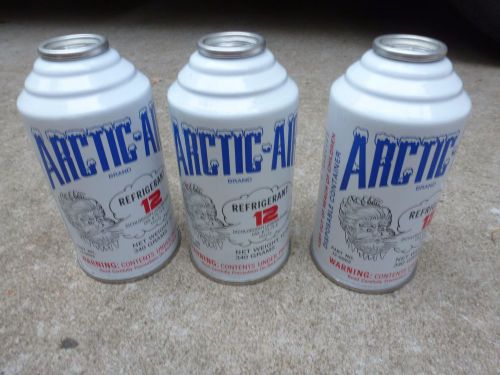 Arctic Air R12 R 12 Refrigerant 3 12oz Cans NOS