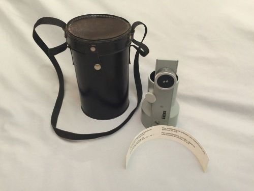 Vintage Carl Zeiss Parallel Plate Micrometer For Ni2 Level Ni 2