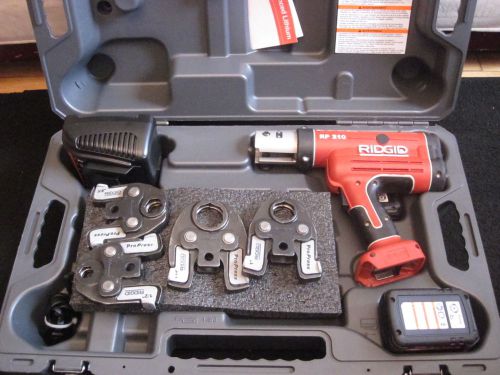 Ridgid Propress RP 210 Hydraulic Battery Operated Crimper 4 Jaws 1/2&#034; to 1-1/4&#034;