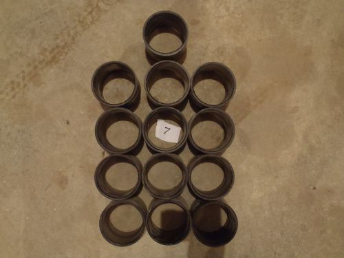 HUGE  3&#034; BLACK PVC  PIPE FITTING CONNECTOR LOT 13 PC. LOT #7 SEWER DRAIN PIPE