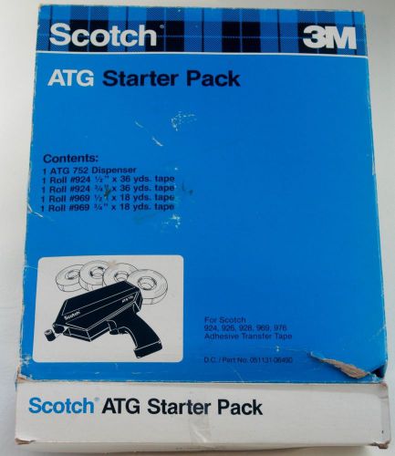 Scotch 3M ATG Dispenser Model 752 Starter Pack Used