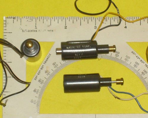 12vdc 0.28 amp 0.16&#034;-stroke push-type sealed tubular solenoid magnetic corp for sale