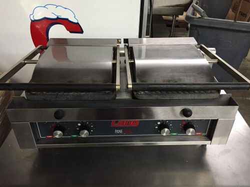 Lang PB-24 Commercial Electric Sandwich Grill Panini Grill Countertop 208 Volt