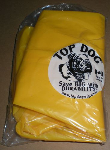 TOP BULL DOG 6 MIL PURE POLYURETHANE PROTECTIVE YELLOW RUBBER REGULAR SLEEVES