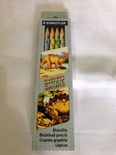 Staedtler 12 Pencils 2B Dinosaurs Series Set For Kids, College &amp; Office Use