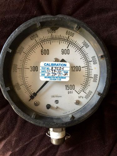 Solfront usg 1500 psi gauge made in usa free shipping for sale
