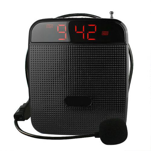 One portable 55 w voice amplifier, fm radio, mp3 player, clock alarm, tf / usb for sale
