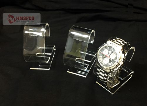 3 Pieces Acrylic Single Watch Display Stand DBW240 (Round) - NEW