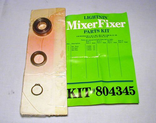 Lightnin Mixers P/N 804345 Seal and Bearing Kit, New.