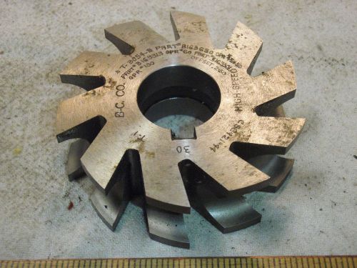 B C &amp; CO 11/16&#034; DIA 3.00&#034; x 11/16C x 1&#034; Milling Concave Cutter tool 11/32 Radius