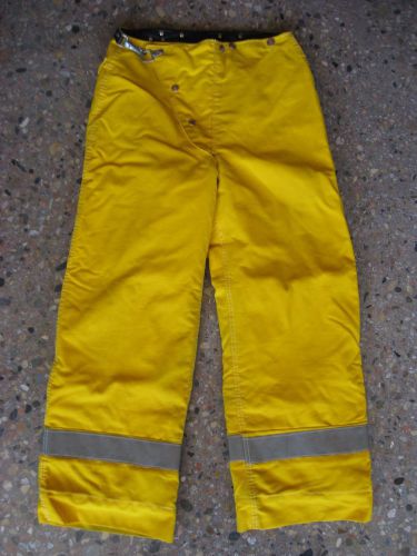 Globe Fire Fighter Pants, 30 inch waist, Excellent Used Cond, with Suspenders