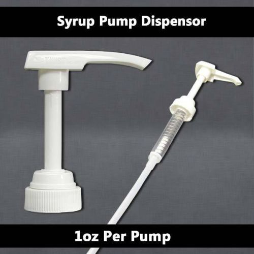 Syrup Pump | 1 Gallon 186102 White | Soap Dispensor