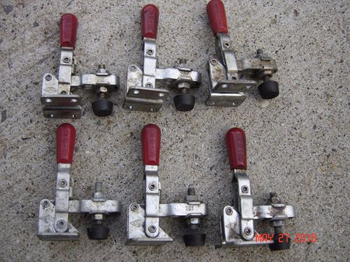 SIX DESTACO 201 MANUAL HOLD DOWN TOGGLE CLAMPS