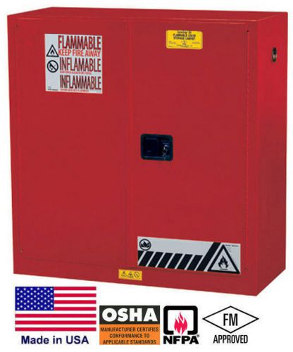 Cabinet hazardous materials / flammable liquids - 30 gallon - 44h x 43w x 18d  r for sale