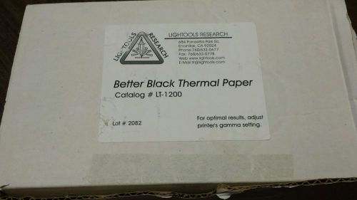 4 Lightools Research Better Black Image Thermal Paper Calculator Rolls LT-1200