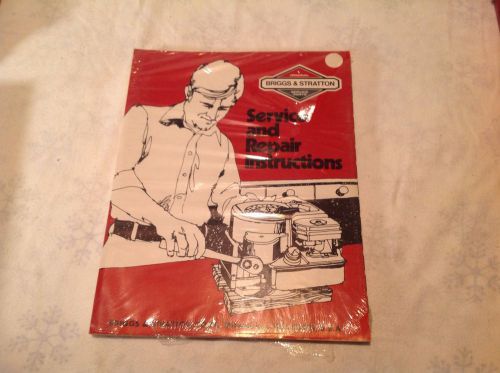 Briggs And Stratton Service And Repair Instructions 270962 3/83